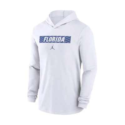 Jordan Florida Gators Sideline Dri-FIT College Hoodie Mens White 02FC10AUFN-ZDG