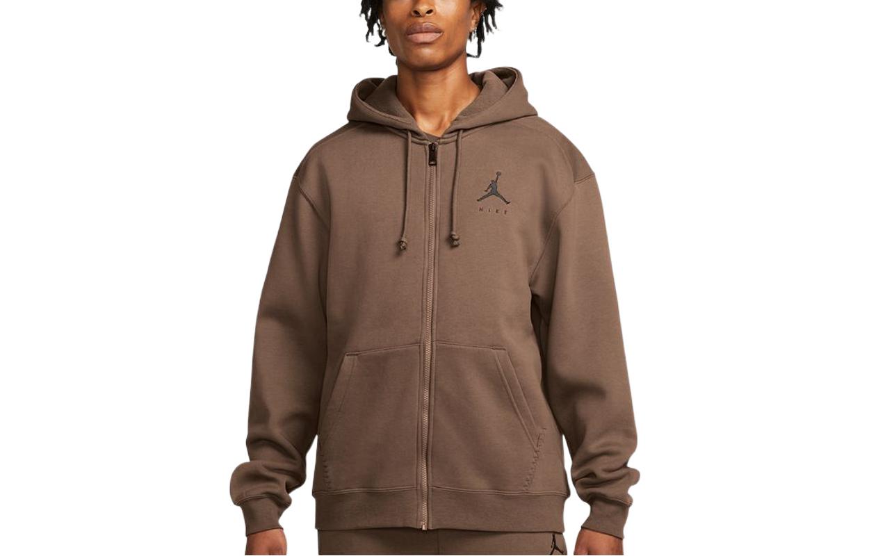 Jordan Full-Zip Hoodie Jacket Brown DC9606-256