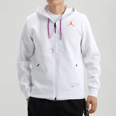 Jordan Jaket Hoodie Zip Penuh Putih CK6448-100 Shop Jordan Jaket Hoodie Zip Penuh Putih CK6448-100