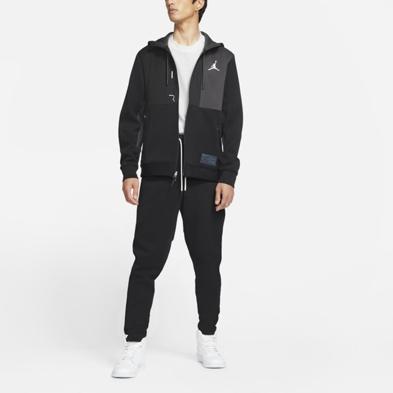 Jordan Full-Zip Knit Hoodie Jacket Black CV2329-010 圖 3