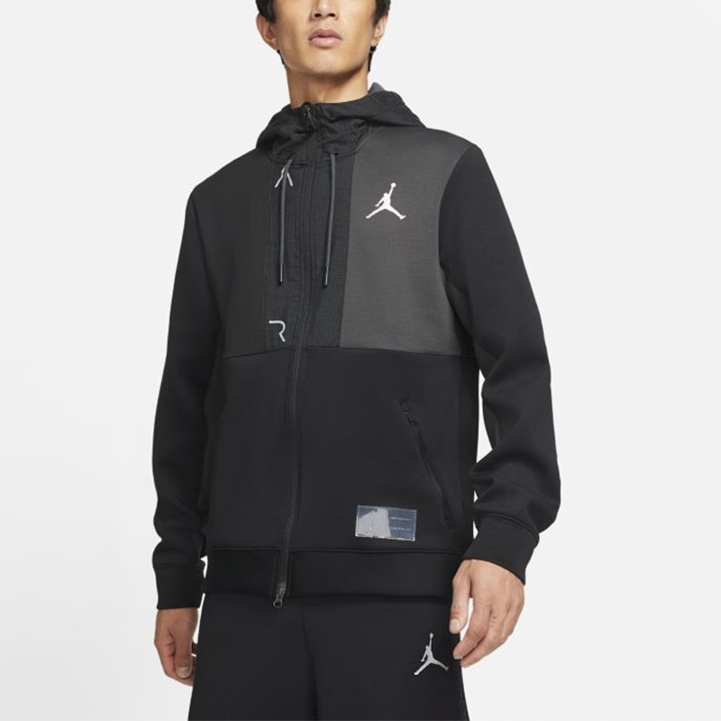 Jordan Full-Zip Knit Hoodie Jacket Black CV2329-010 圖 4