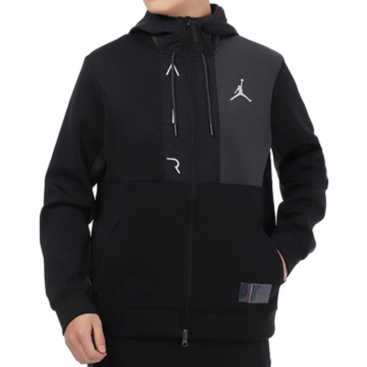 Jordan Full-Zip Knit Hoodie Jacket Black CV2329-010 圖 6