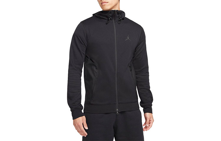 Jordan Full-Zip Knit Hoodie Jacket Black DA9855-010