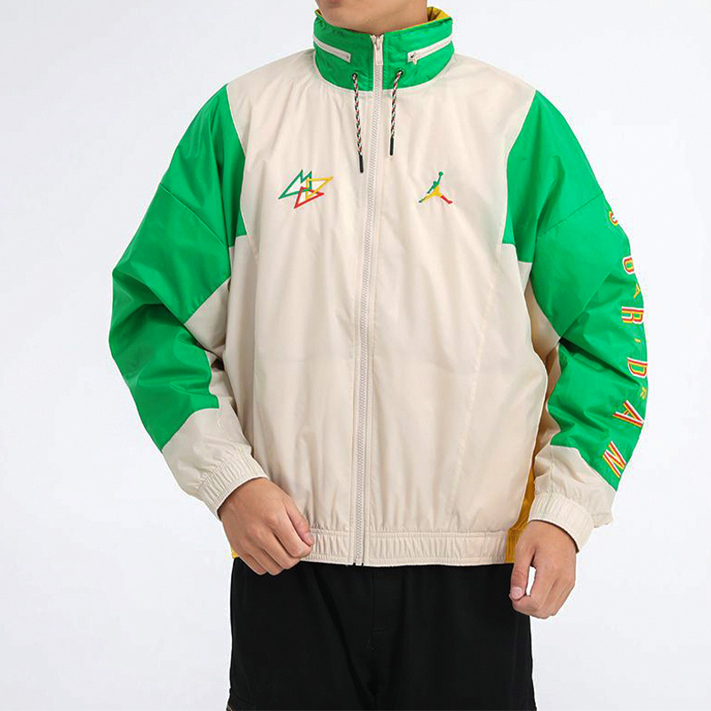 Shop Jordan Full-Zip Utility Jacket with Packable Hood for Men in Sail White CK9566-140