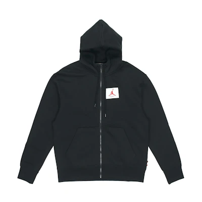 Jordan FW22 Full-Zip Hoodie Jacket Black Casual Sportswear CV6145-010
