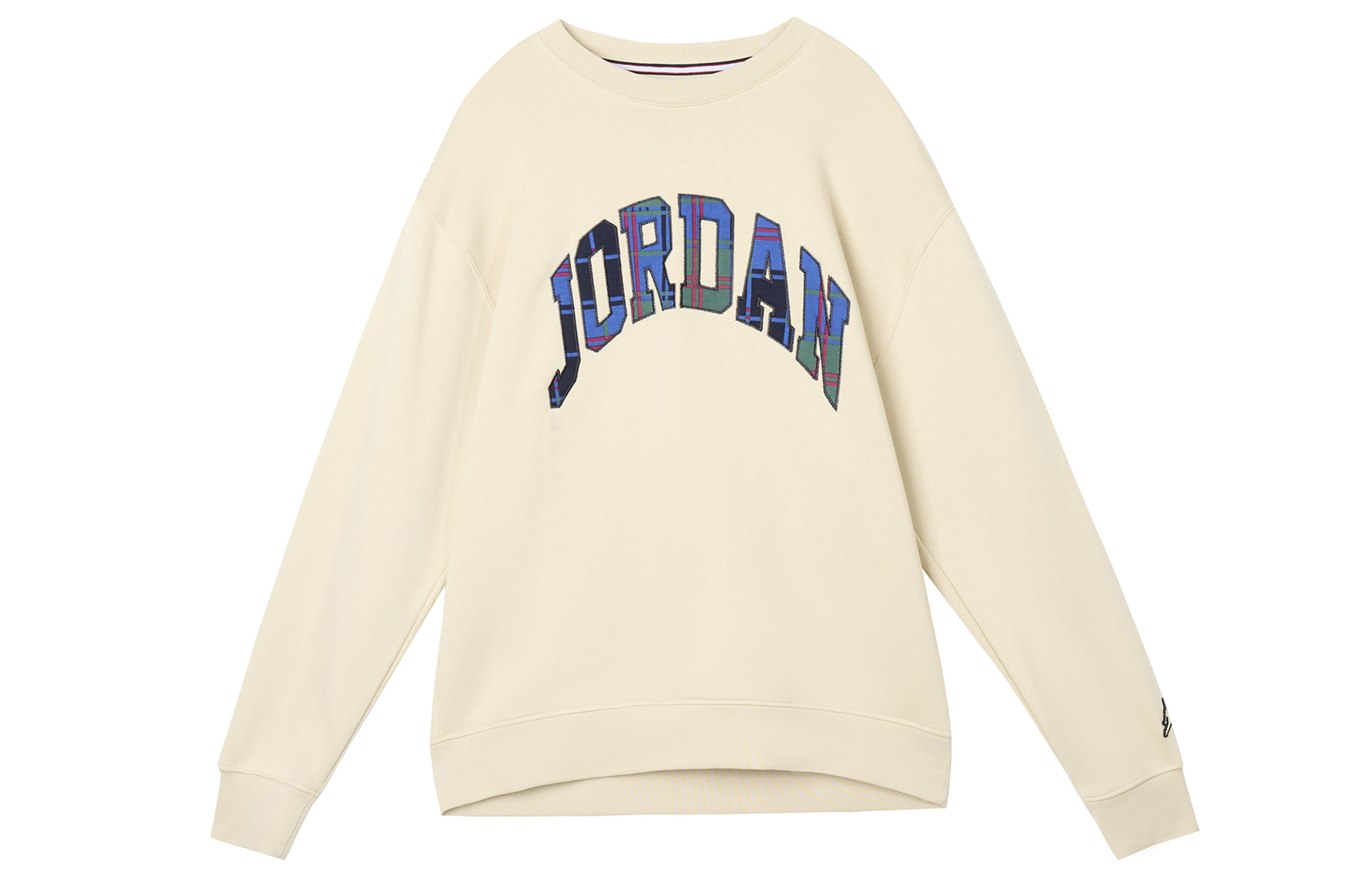 Jordan FW22 Logo Patch Pullover Fleece Sweatshirt Khaki DV1576-206