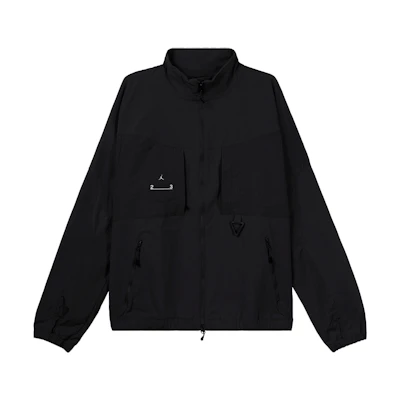 Jordan FW22 Logo Zip-Up High-Neck Jacket Black DQ8060-010