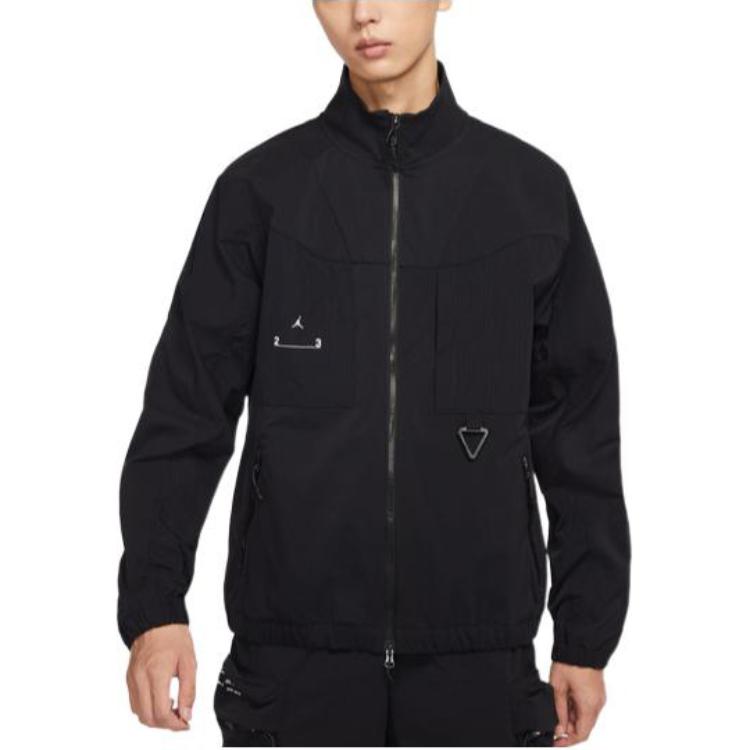 Purchase 乔丹FW22标志高领拉链夹克 黑色 DQ8060-010