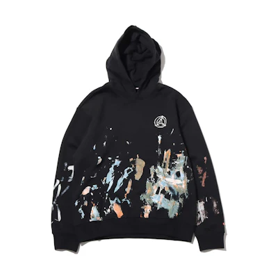 Jordan Graffiti Hoodie Slim Fit Long Sleeve Black FD7394-010