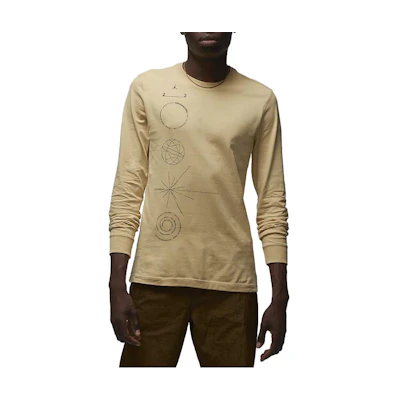 Jordan Graphic Crewneck Sweatshirt Linen Color DQ7370-252
