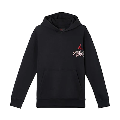 Jordan Graphic Logo Pullover Hoodie Black () DQ7506-011