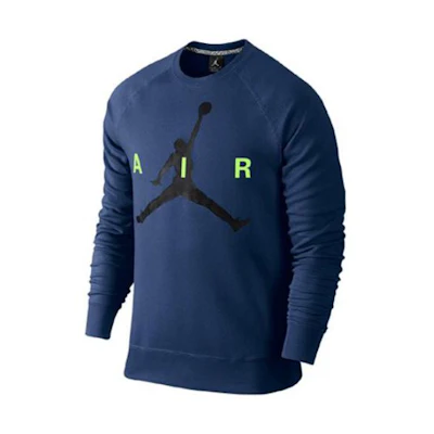 Jordan Graphic Print Crewneck Sweatshirt Blue () 689014-449