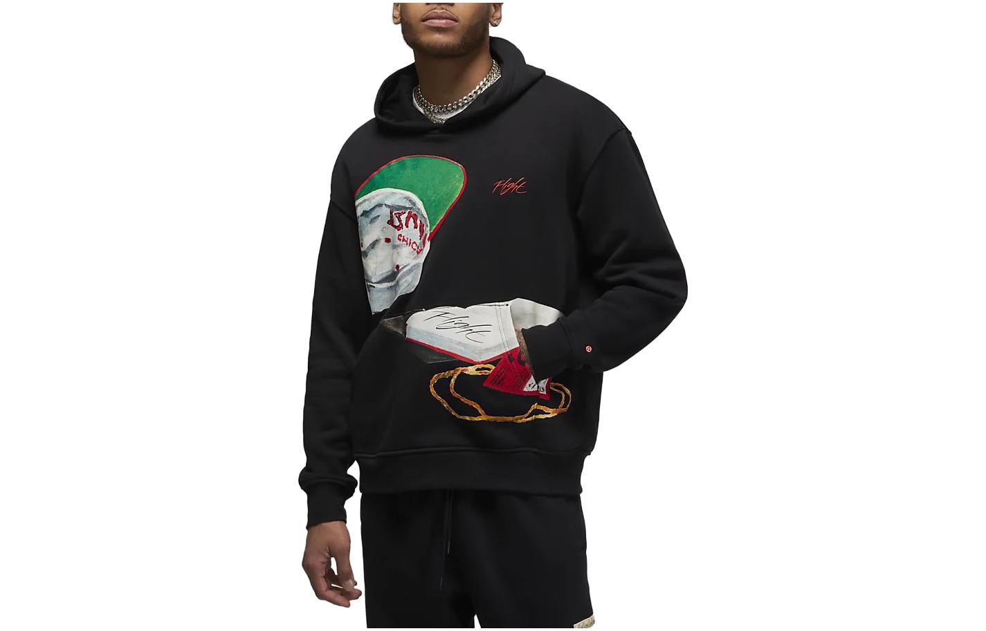 Jordan Graphic Pullover Hoodie Black DV1593-010