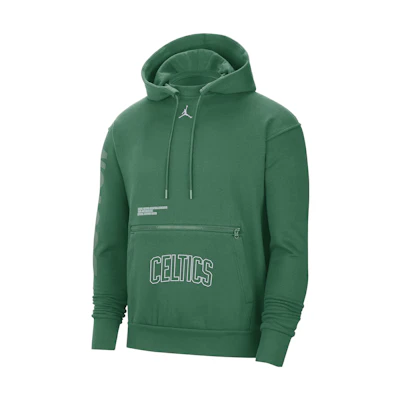 Jordan Green Embroidered Logo Hoodie with Drawstrings DR6998-312