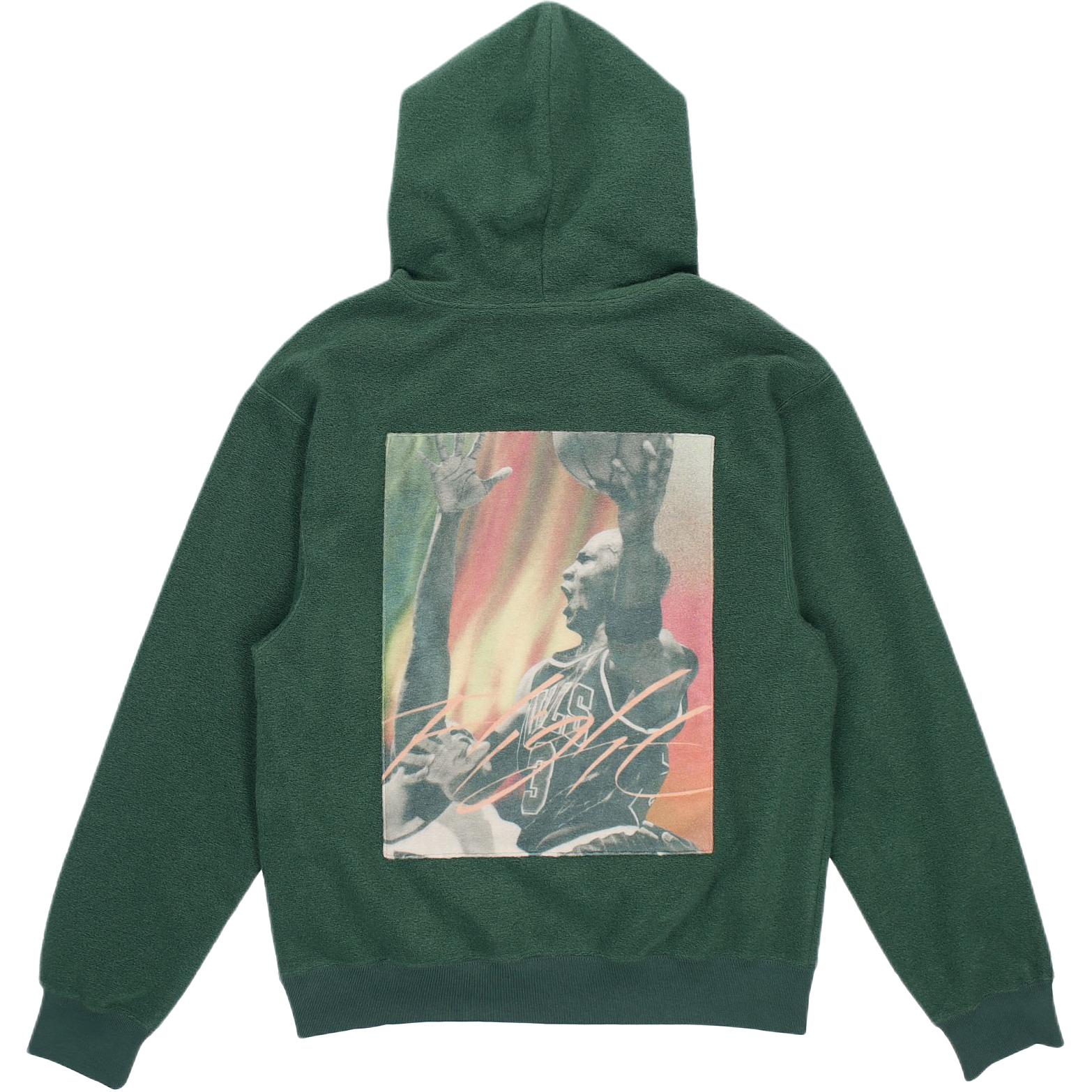 Jordan Green Graphic Print Pullover Hoodie Fleece. DC9585-333