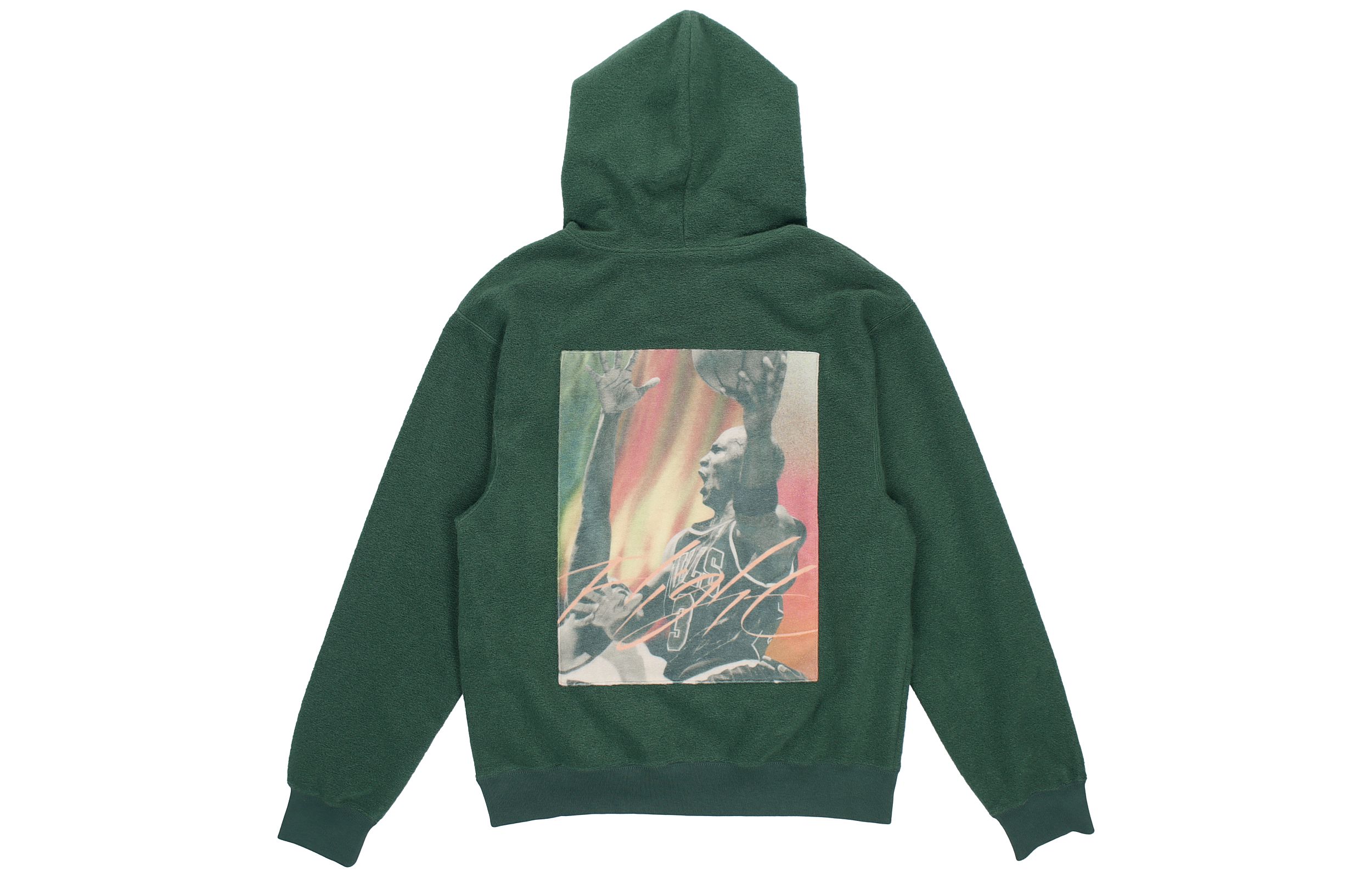 Jordan Green Graphic Print Pullover Hoodie Fleece. DC9585-333 圖 2