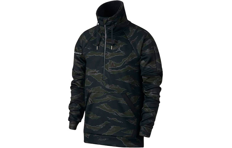 Jordan Half-Zip Pullover Jacket Casual Sportswear AH6164-010