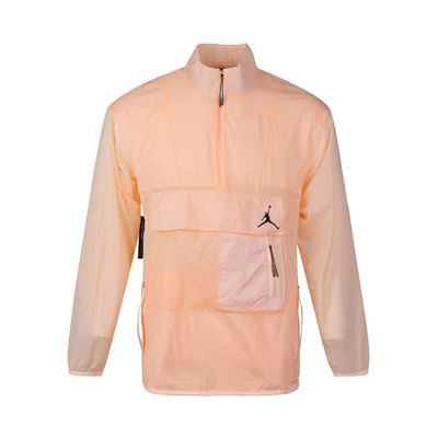 Jordan Half-Zip Stand Collar Sports Jacket Pink AJ1070-814