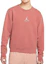 Buy Jordan Heritage Fleece Crew Sweatshirt Rust Pink Lelaki Logo Sulaman Kasual. DO2308-691