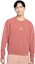 Order Jordan Heritage Fleece Crew Sweatshirt Rust Pink Lelaki Logo Sulaman Kasual. DO2308-691