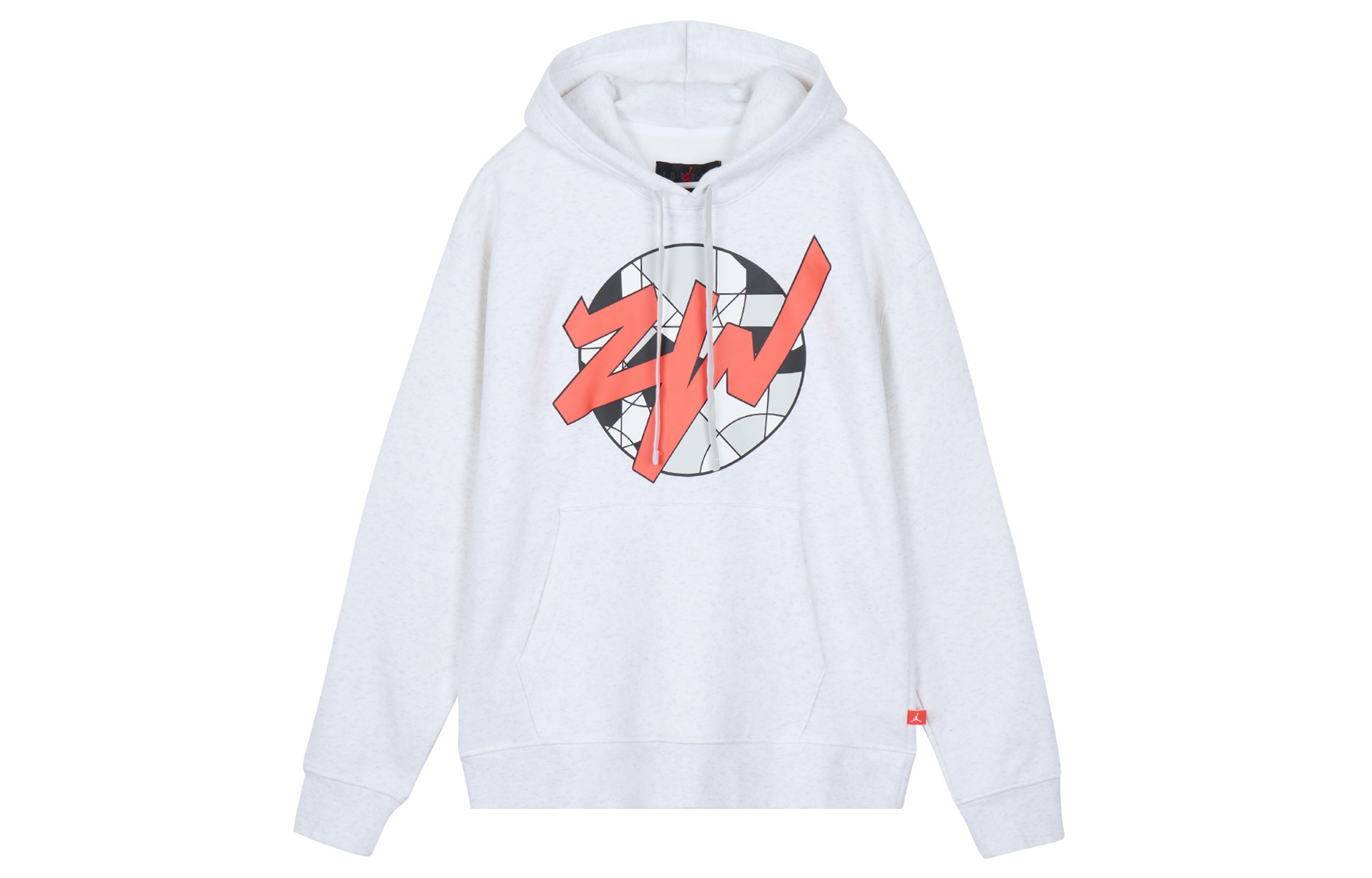 Jordan Hoodie Pullover Sweatshirt with Front Print - Gray FD2391-051