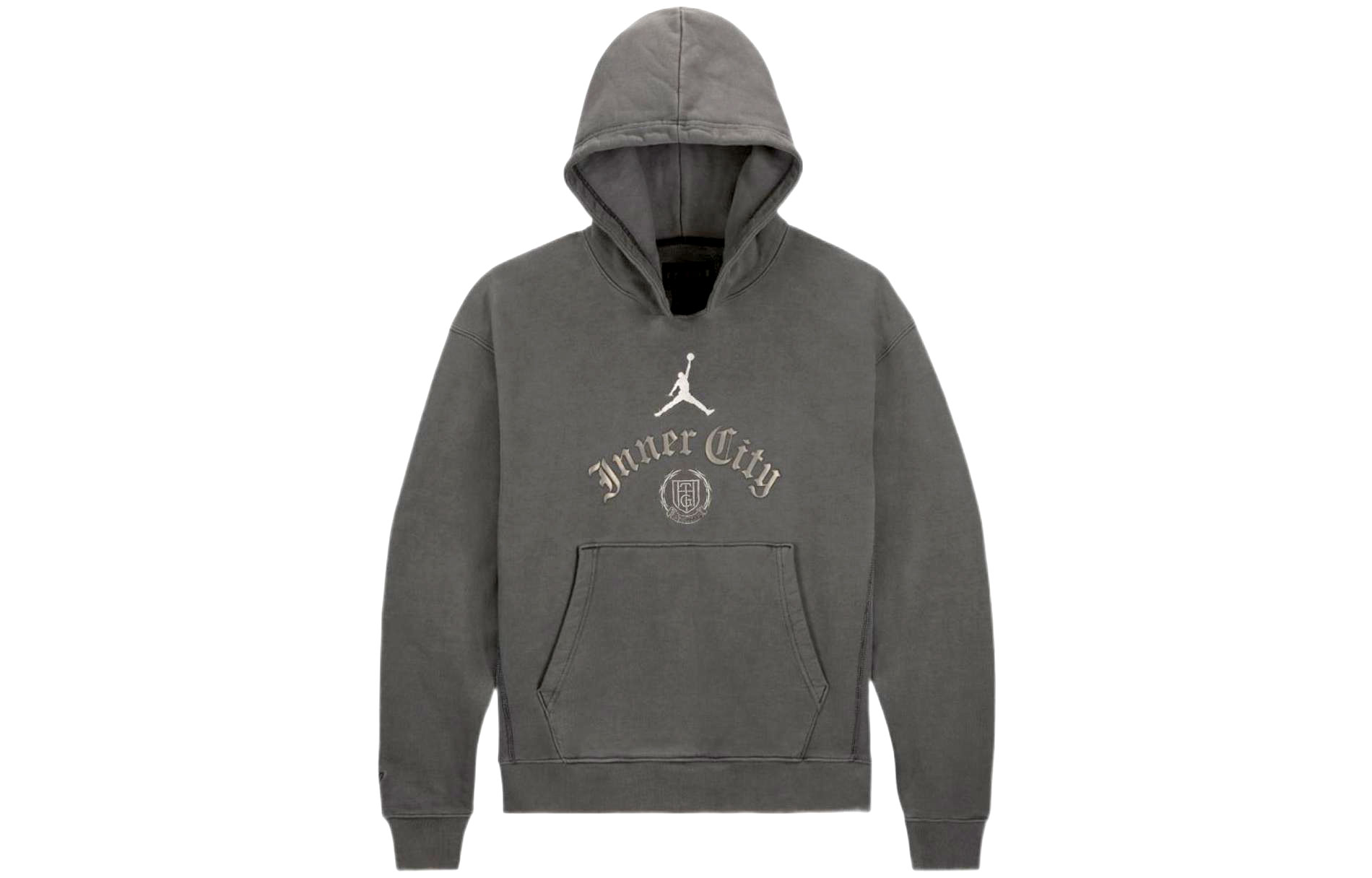 Jordan HTG Collaboration Solid Color Graphic Hoodie Grey DJ7974-236 圖 2