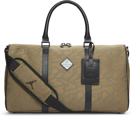 Jordan Icon Logo Adjustable Strap Polyester Travel Bag Olive Green Unisex HQ7570-380 Buy Jordan Icon Logo Adjustable Strap Polyester Travel Bag Olive Green Unisex HQ7570-380