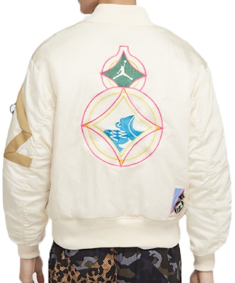 조던 아이보리 화이트 바시티 봄버 자켓 CU1700-110 Lookbook 조던 아이보리 화이트 바시티 봄버 자켓 CU1700-110