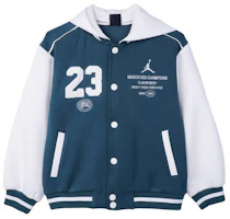 Jordan Jacket Casual Comfort Hoodie Blue/White HQ7075-366 Jordan Jacket Casual Comfort Hoodie Blue/White HQ7075-366