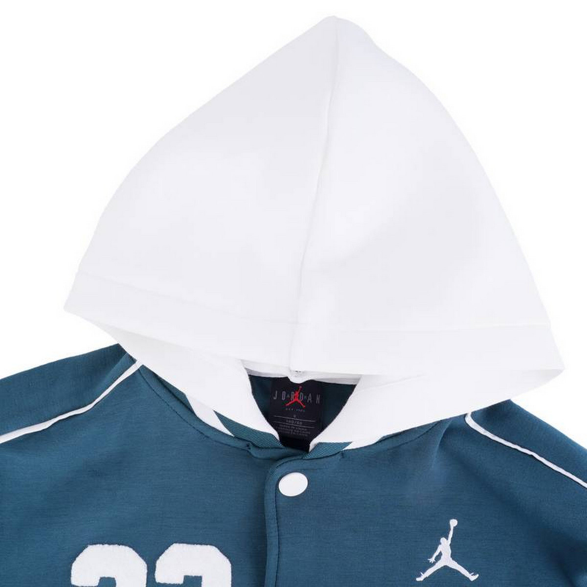 Shop Jordan 休閒舒適連帽外套 藍/白 HQ7075-366