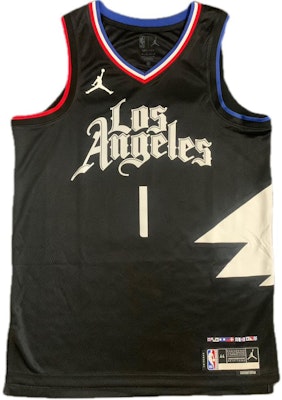 Jersi Jordan James Harden 1 LA Clippers Black Statement Edition Unisex Hitam. DO9562-010 Order Jersi Jordan James Harden 1 LA Clippers Black Statement Edition Unisex Hitam. DO9562-010