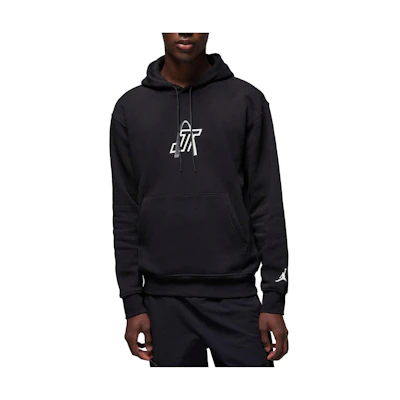 Jordan Jayson Tatum Fleece Pullover Hoodie Black Sweatshirt FZ3103-010
