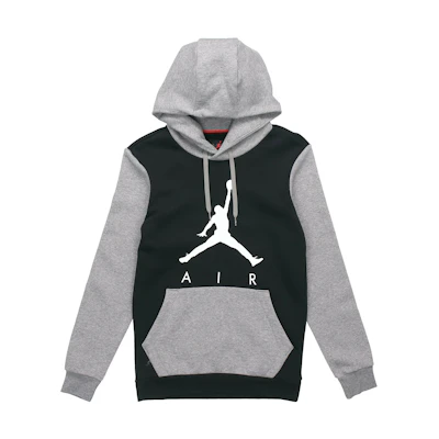 Jordan Jumpman Air GFX Big Logo Pullover Hoodie Grey/Black CK1349-010