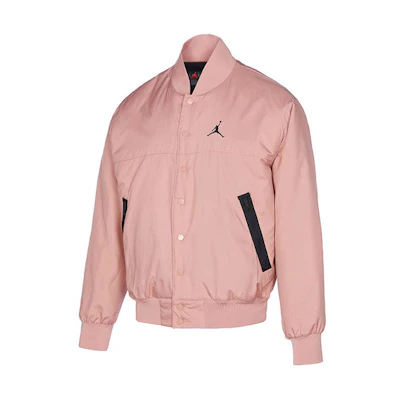 Jordan Jumpman Air Rose Retro Gray Baseball Collar Jacket Fall Collection DJ0878-609