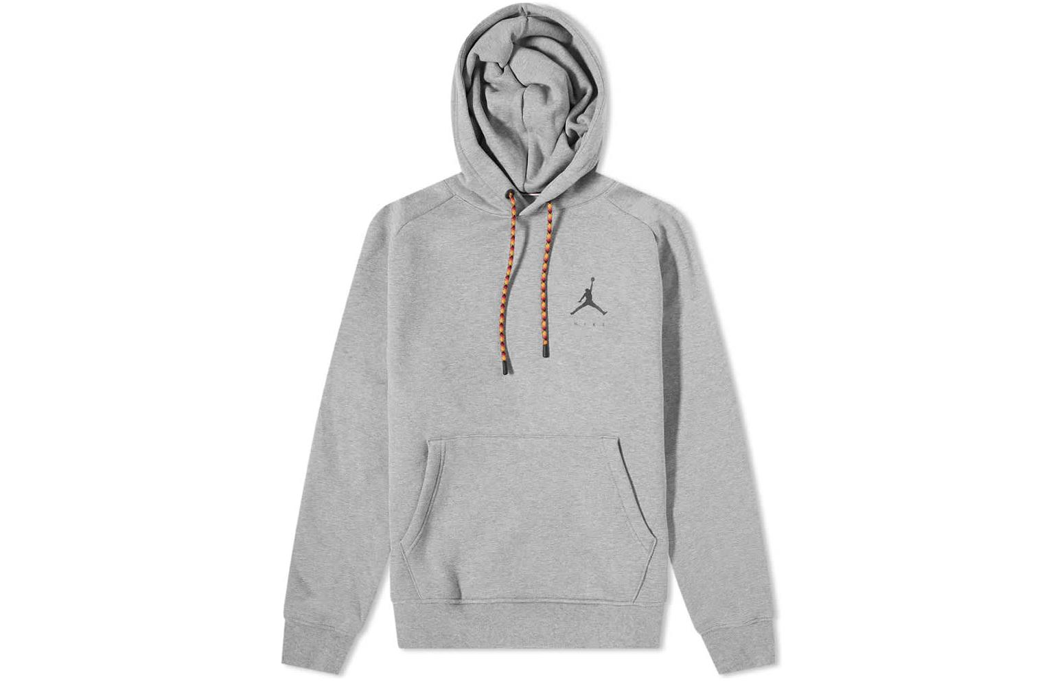 Jordan Jumpman Altitude Logo Print Hoodie Pullover - Grey DJ0210-091