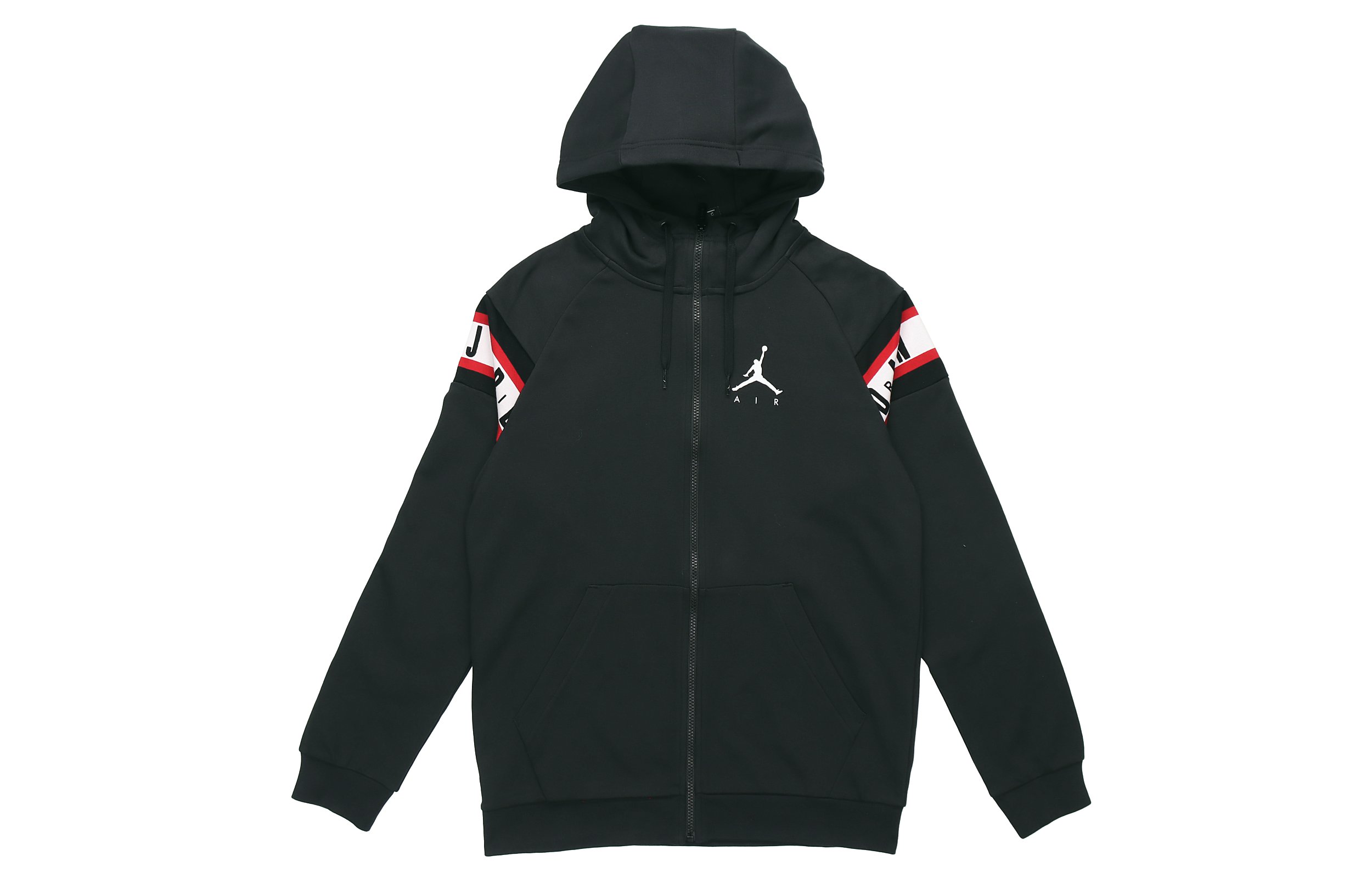 Jordan Jumpman Black Zip-Up Hoodie Jacket Casual Sweatshirt AR2249-010