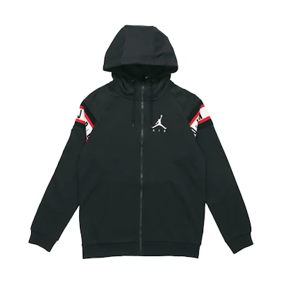 Jordan Jumpman Black Zip-Up Hoodie Jacket Casual Sweatshirt AR2249-010