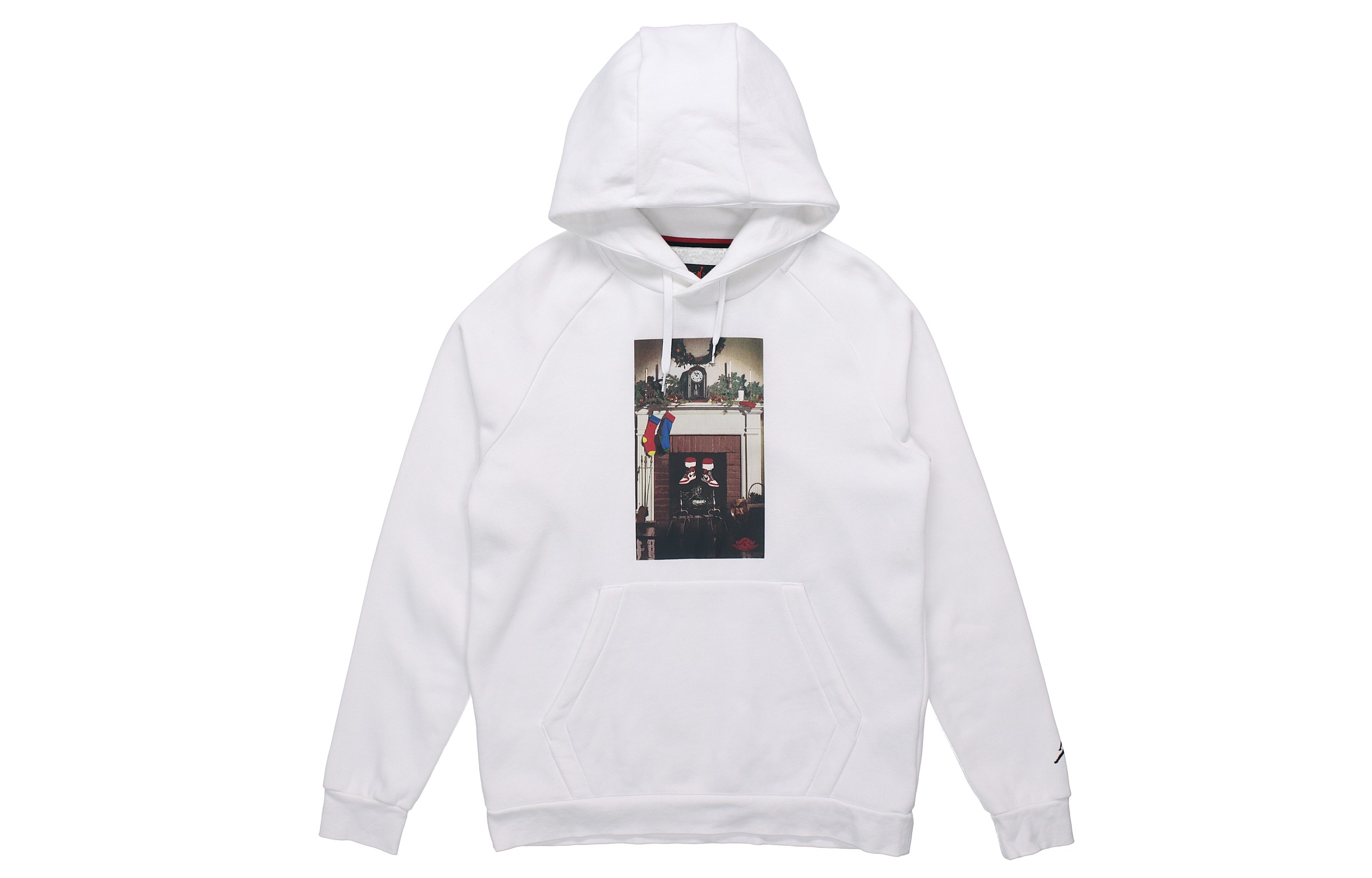 Jordan Jumpman Chimney Fleece Hoodie Winter White Pullover CT4886-100