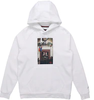 Jordan Jumpman Chimney Fleece Hoodie Winter White Pullover CT4886-100 Jordan Jumpman Chimney Fleece Hoodie Winter White Pullover CT4886-100