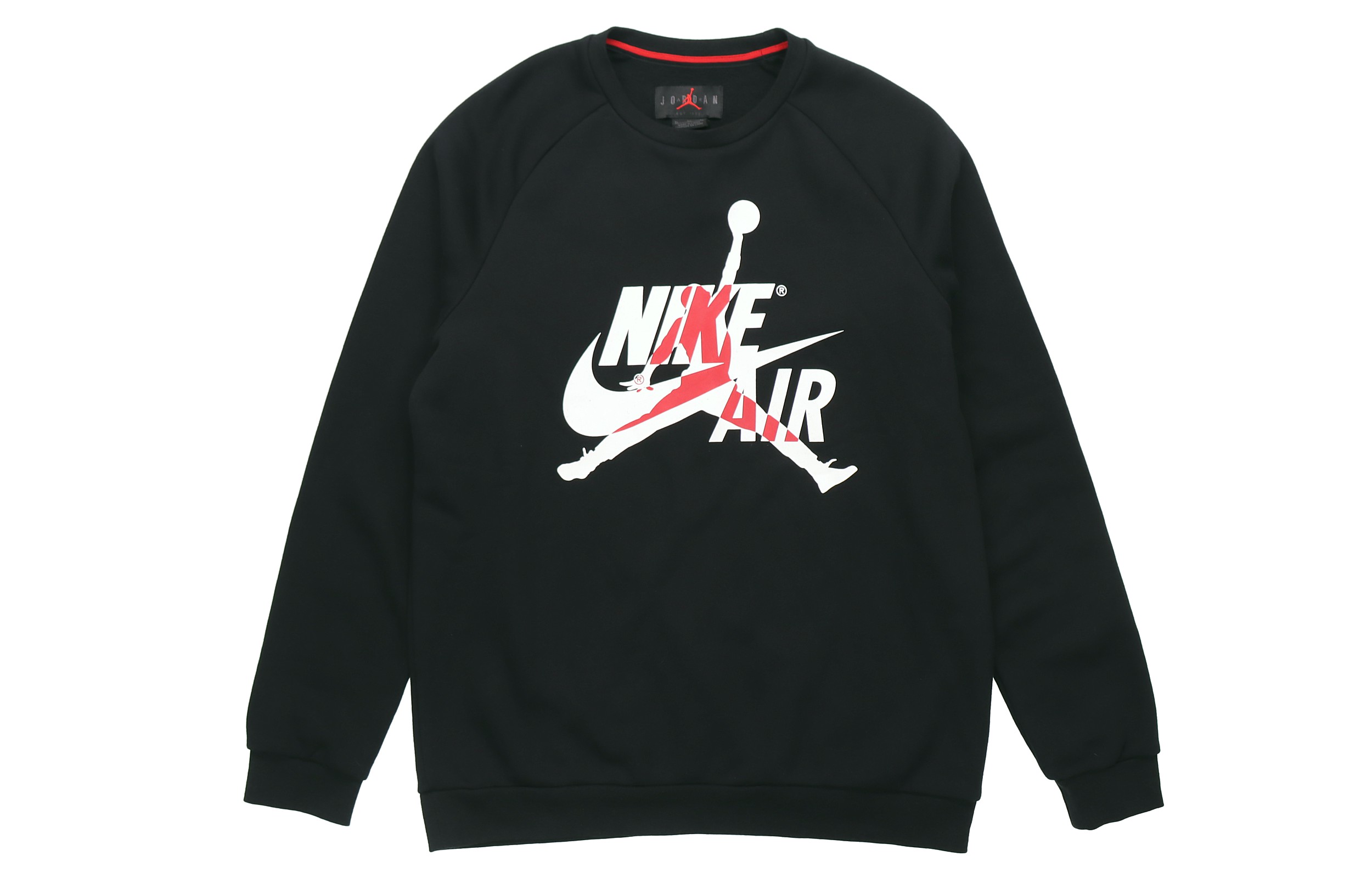 Jordan Jumpman Classics Air Crewneck Sweatshirt Black College Style BV6007-010
