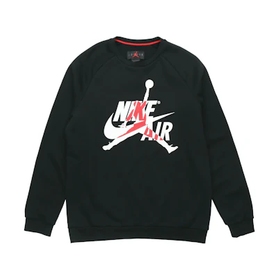 Jordan Jumpman Classics Air Crewneck Sweatshirt Black College Style BV6007-010