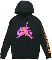 Jordan Jumpman Classics Black Fleece Hoodie Sweatshirt BV6011-011 Jordan Jumpman Classics Black Fleece Hoodie Sweatshirt BV6011-011