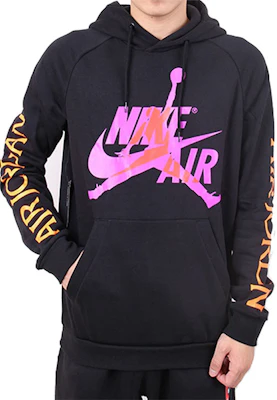 Jordan Jumpman Classics Black Fleece Hoodie Sweatshirt BV6011-011 Shop Jordan Jumpman Classics Black Fleece Hoodie Sweatshirt BV6011-011