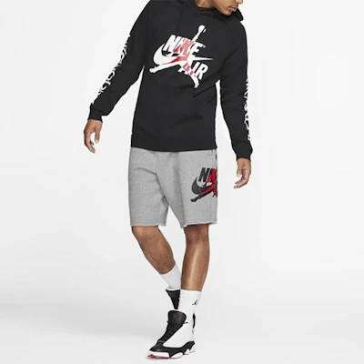 乔丹Jumpman Classics黑色抓绒连帽卫衣 BV6011-010 Shop 乔丹Jumpman Classics黑色抓绒连帽卫衣 BV6011-010
