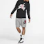 Shop 乔丹Jumpman Classics黑色抓绒连帽卫衣 BV6011-010