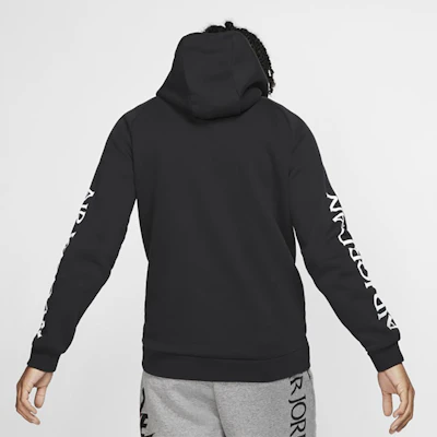 乔丹Jumpman Classics黑色抓绒连帽卫衣 BV6011-010 Purchase 乔丹Jumpman Classics黑色抓绒连帽卫衣 BV6011-010