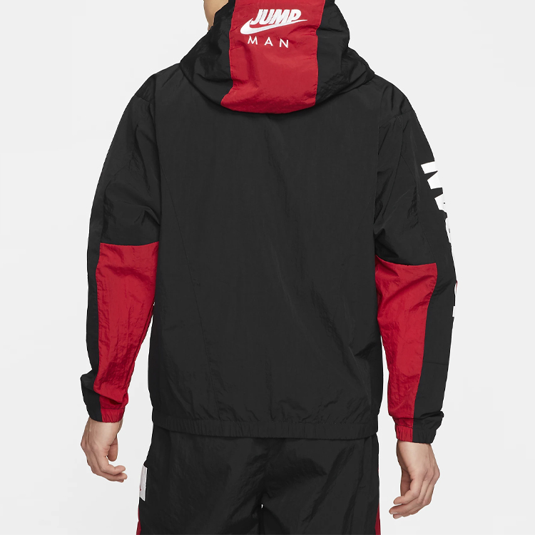 Jordan Jumpman Classics Logo Hoodie Jacket Black Casual Sportswear CV1865-010 圖 5