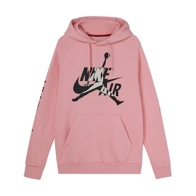 Jordan Jumpman Classics Pink Fleece Pullover Hoodie BV6011-648