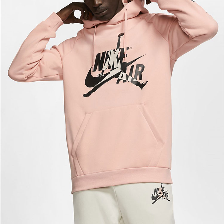 Details for Jordan Jumpman Classics Pink Fleece Pullover Hoodie BV6011-648