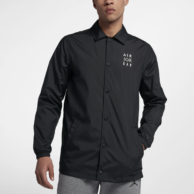 Shop 喬丹Jumpman教練夾克黑色版 AJ6796-010